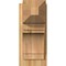 Ekena Millwork Merced Craftsman Rough Sawn Outlooker, Western Red Cedar, 8"W x 14"D x 18"H OUT08X14X18MRC04RWR - alternate 4